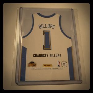 Chauncey Billups ‘10 Threads Jersey Insert Card